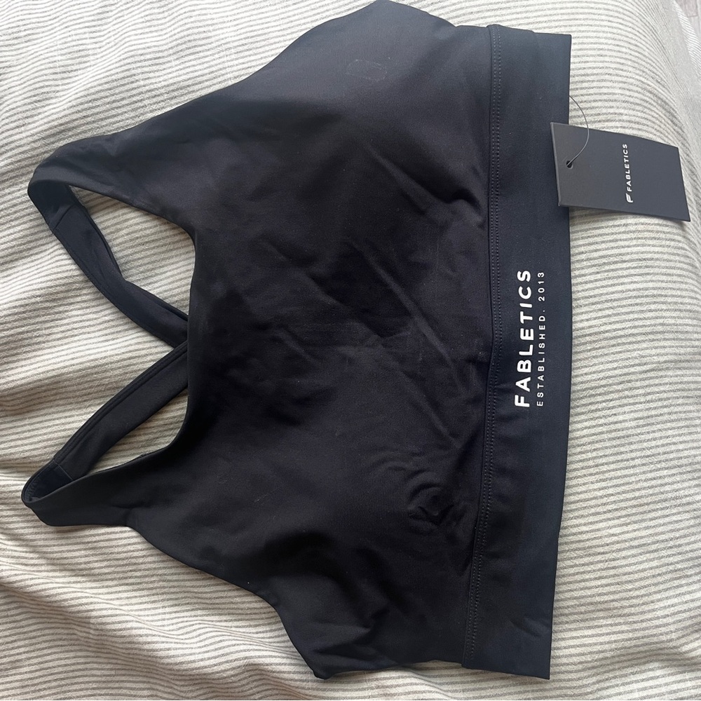 Fabletics Black Sports Bra